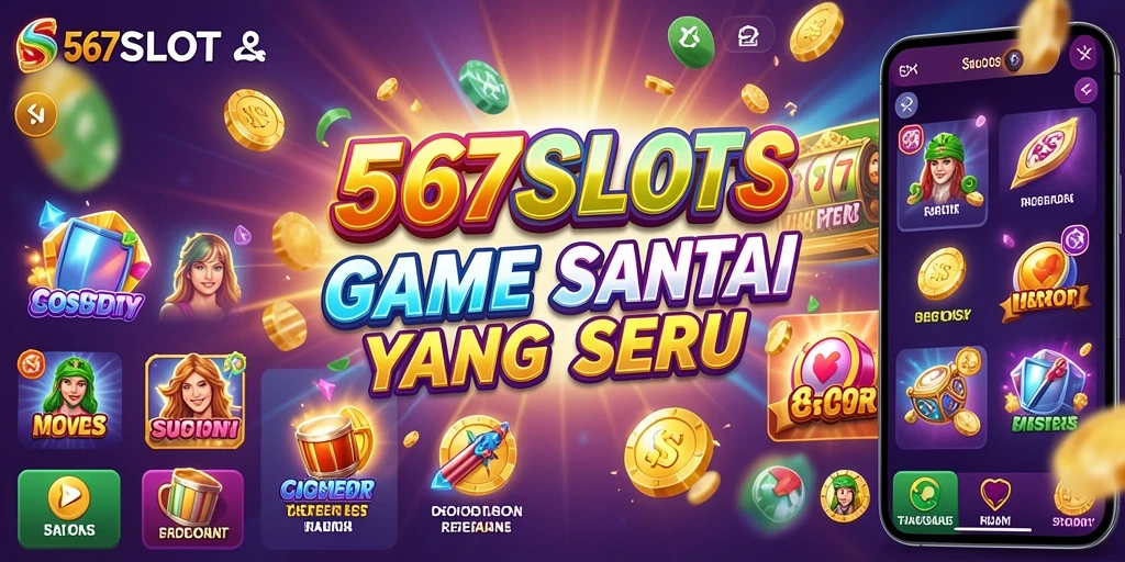 Tampilan gameplay seru dari 567SLOTS dengan mesin slot yang menarik.