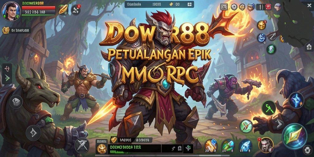Tampilan gameplay DOWER88 yang memukau dan penuh aksi.