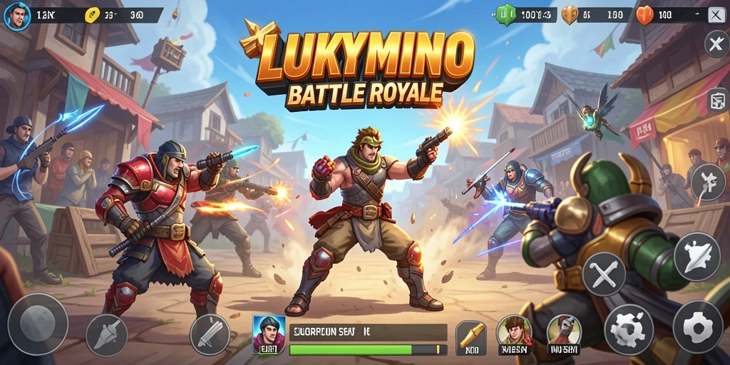 Gameplay mendebarkan dalam LUKYMINO dengan berbagai aksi seru.