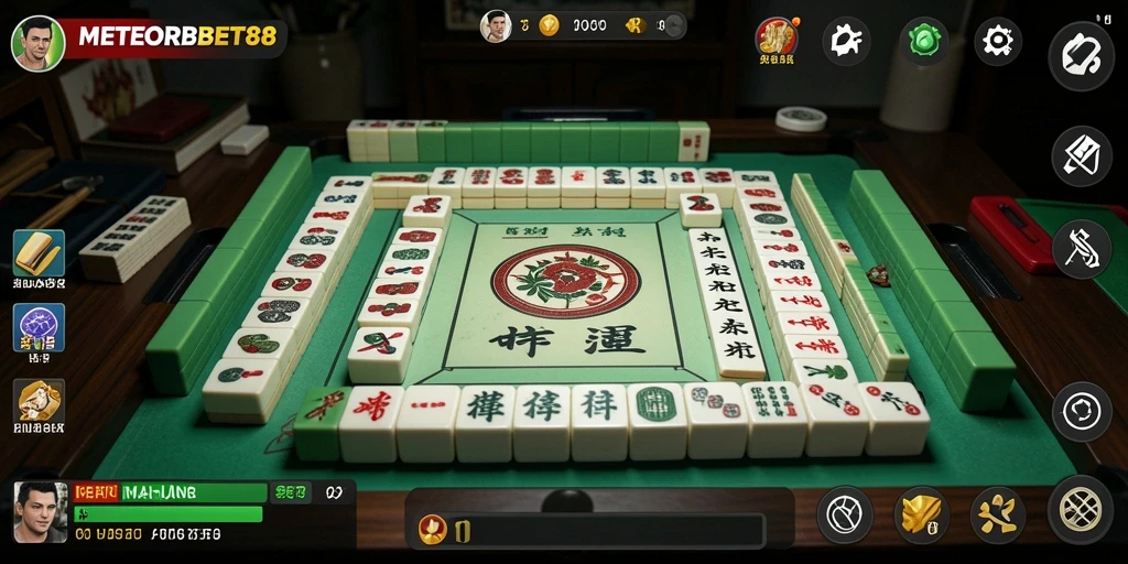 Tampilan gameplay Mahjong yang menakjubkan dan mendebarkan.
