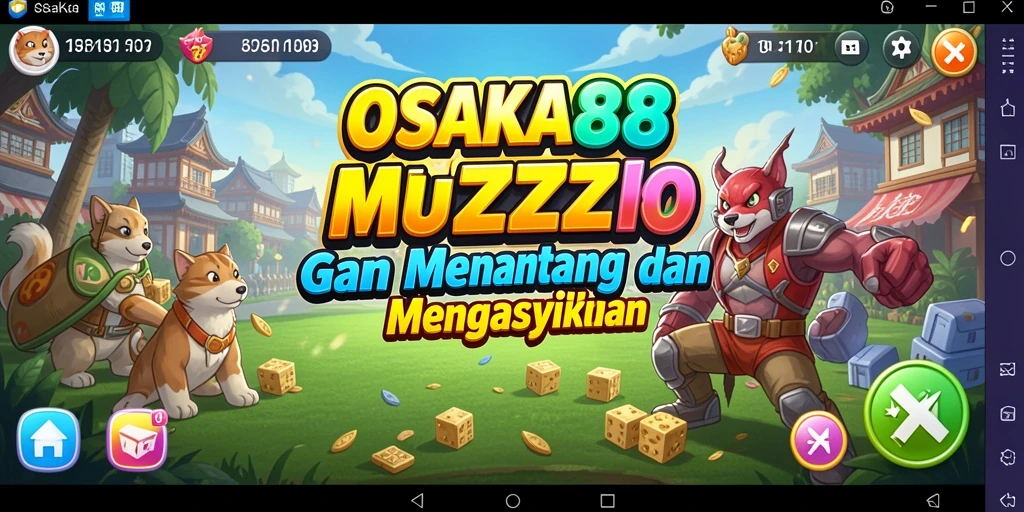 Screenshot OSAKA88 menampilkan gameplay puzzle yang menantang dan mengasyikkan.