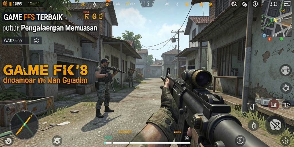 Gameplay RI188 menampilkan pertempuran intens dalam format FPS.