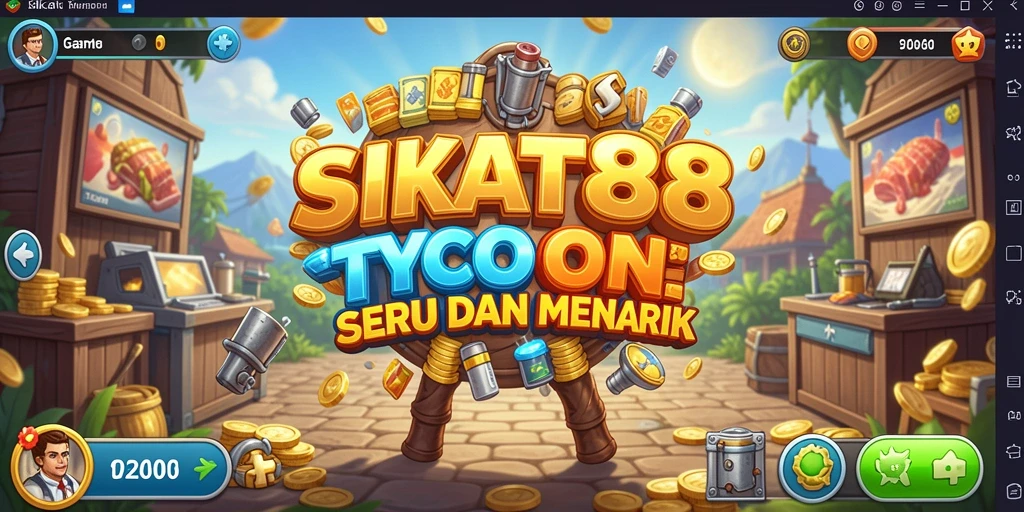 Tampilan menarik dari gameplay SIKAT88 yang penuh strategi Tycoon.