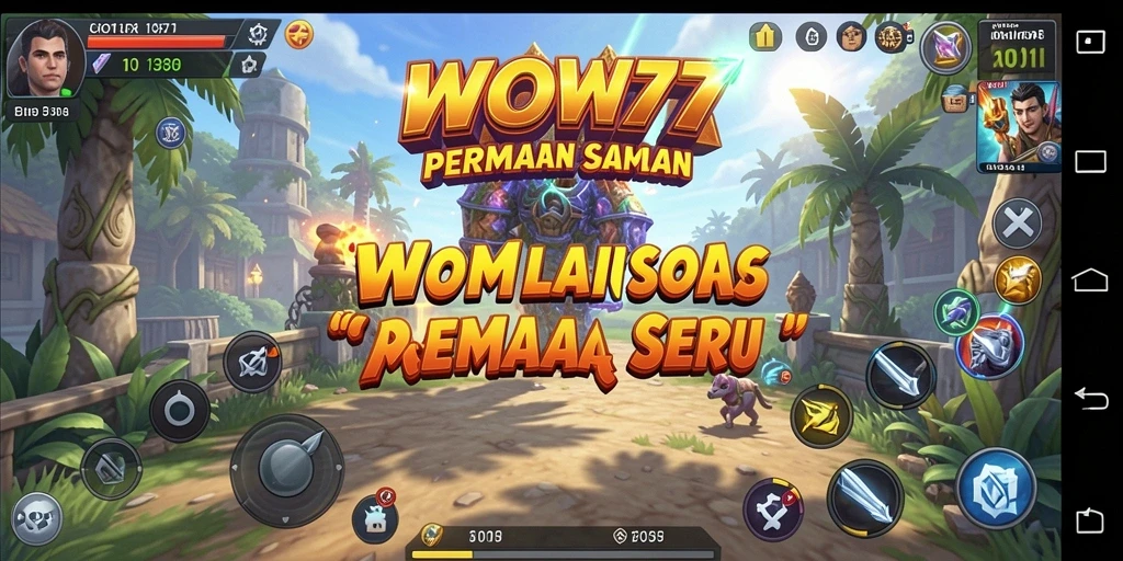 Tampilan screenshot WOW77 menampilkan gameplay simulasi yang menyenangkan dan interaktif.